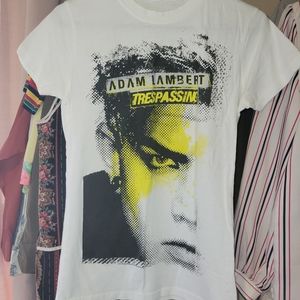 Adam Lambert Trespassing tour t-shirt